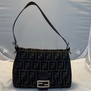 Fendi Mama Jacquard Satchel